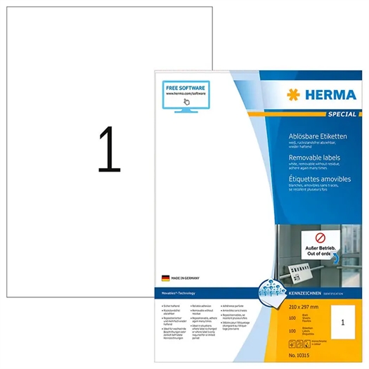 Herma A4 Etiket 10315