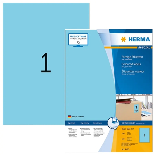 Herma A4 Printer-Etiket 4403