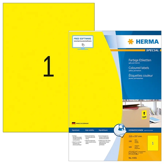 Herma A4 Printer-Etiket 4401