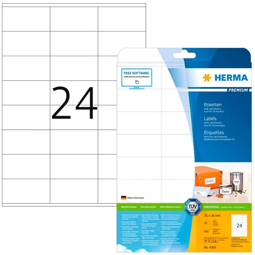 Herma 4360 Premium Etiket 4360