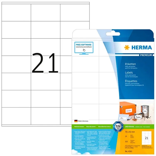 Herma 4361 Premium Etiket 4361