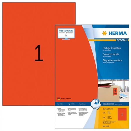 Herma A4 Printer-Etiket 4402